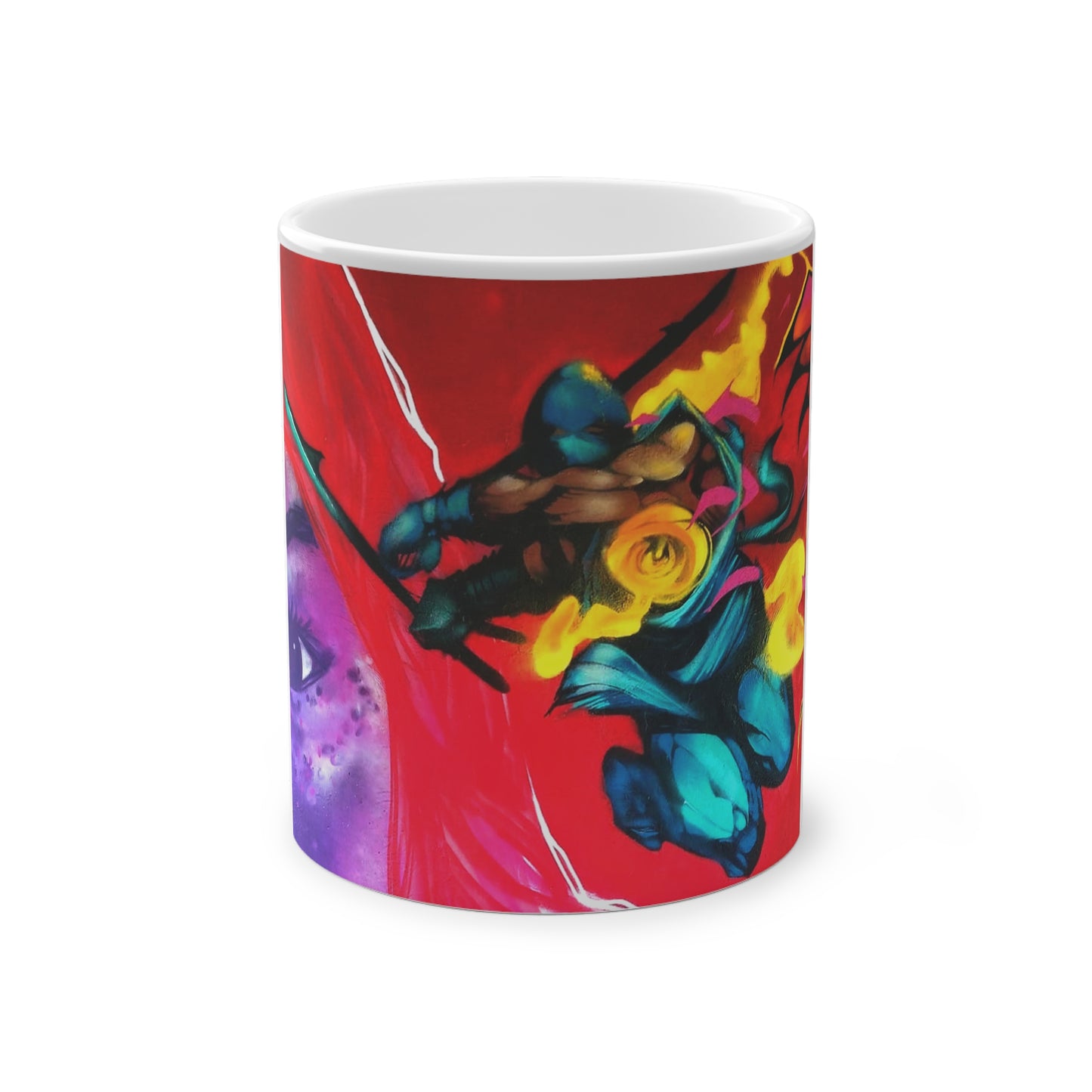 "RED REIGN" Magic Mug by LIMZ & ASPHATE